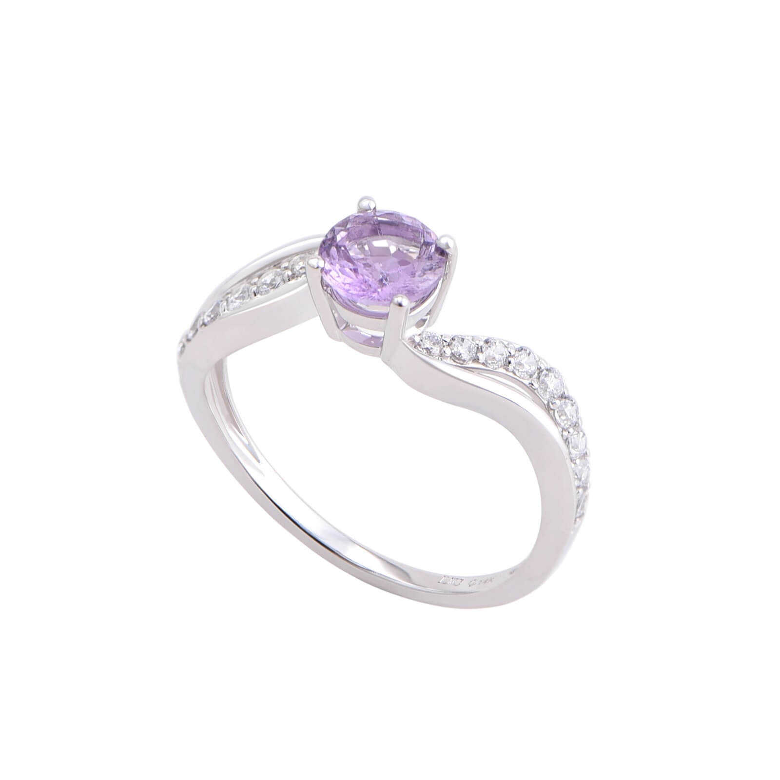 Nhẫn gắn đá Amethyst