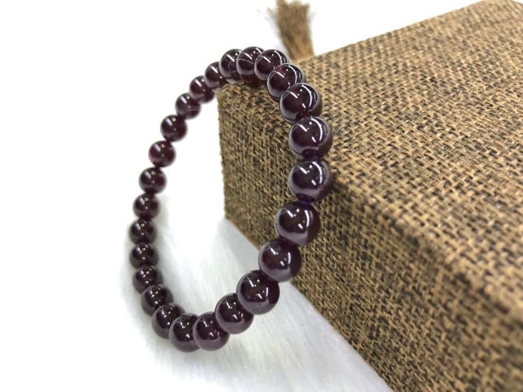 Vòng tay đá Garnet - Ngọc Hồng Lựu