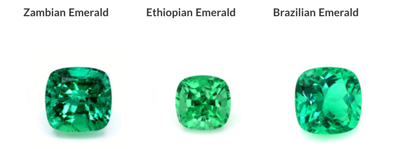 Mau sac cua Emerald o moi mo