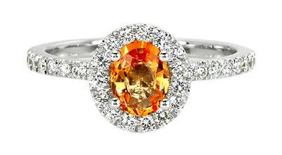 Nhan Sapphire kim cuong bau duc