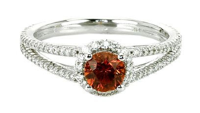 Nhan kim cuong sapphire nau