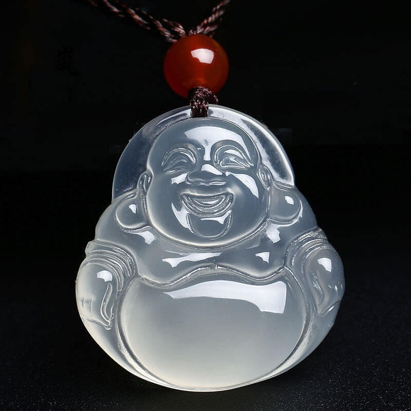 Thạch anh trắng Phật di lặc