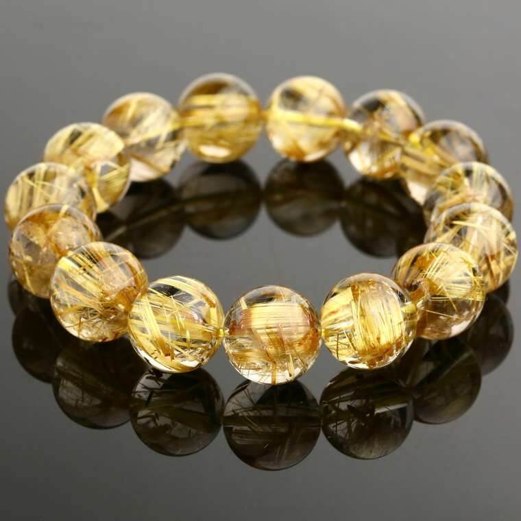 cách chọn đá thạch anh tóc vàng đẹp: màu sắc hài hoà