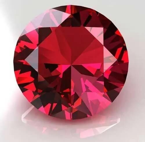 Đặc tính đá ruby: có dạng hình tròn, hình bầu dục