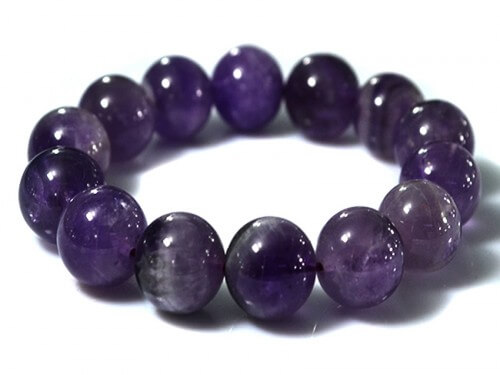 Vòng tay phong thủy mệnh Hỏa từ đá thạch anh tím