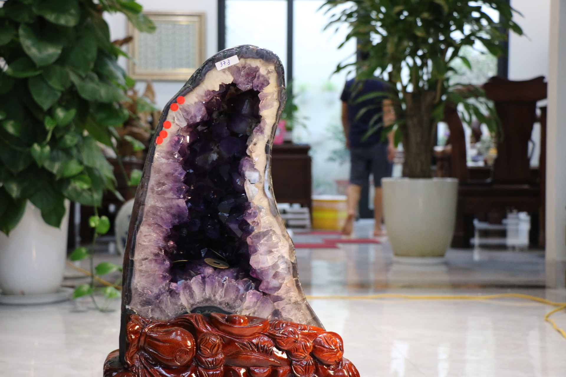 Hang Thạch Anh Tím Vỏ Nguyên Thủy Không Đắp Xi 37,3kg HTA0001 10 IMG 7740