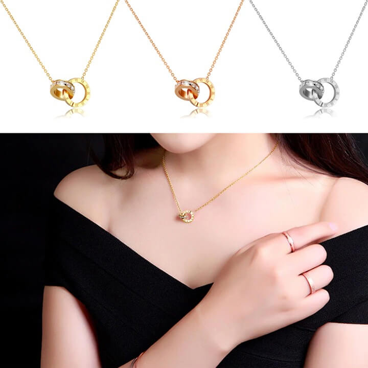 lấy nhẫn làm mặt dây chuyền: Do không vừa ngón tay hoặc tránh bị va đập hay mất