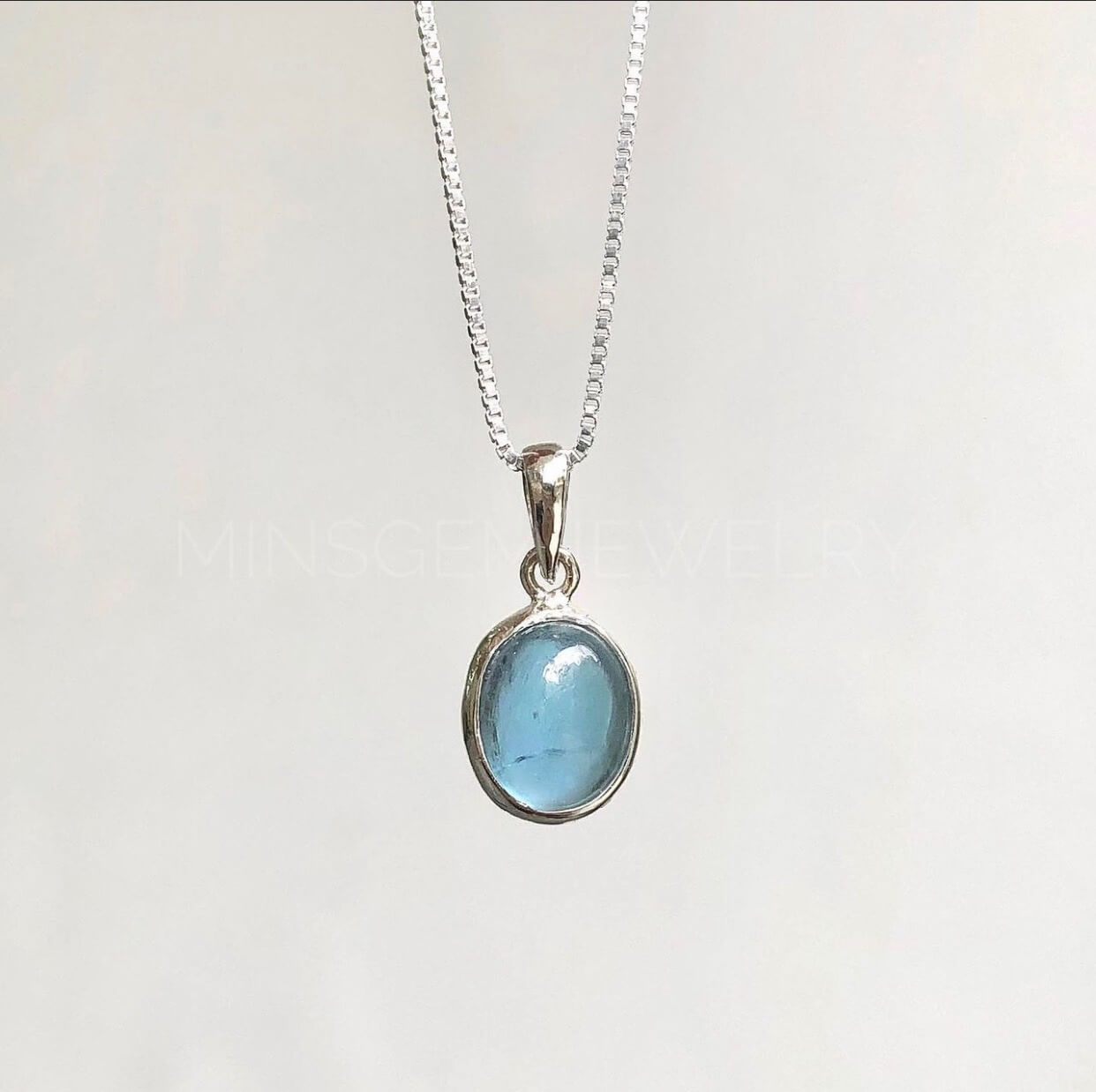 Dây chuyền Aquamarine