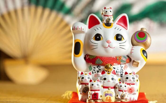 Hình tượng mèo may mắn được phát triển từ Nhật Bản