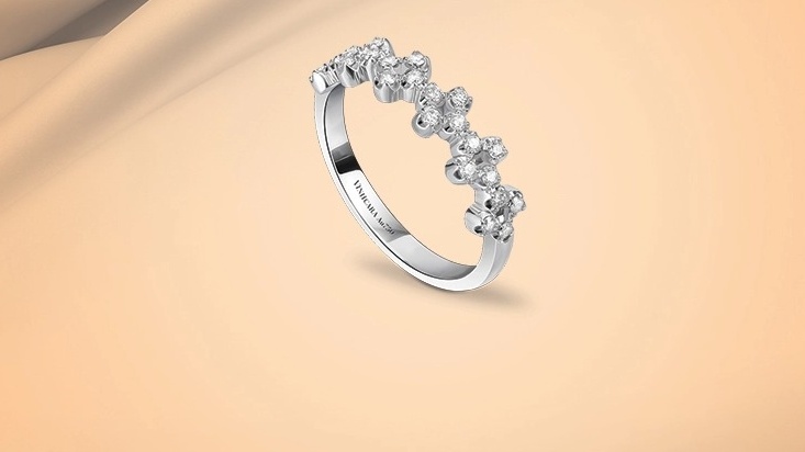 nhẫn Kim cương 3 ly 6