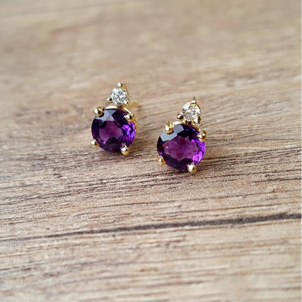 Ứng dụng của thạch anh tím làm trang sức