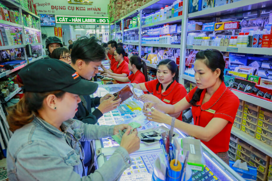 Chức năng của các cửa hàng trong phố vàng bạc