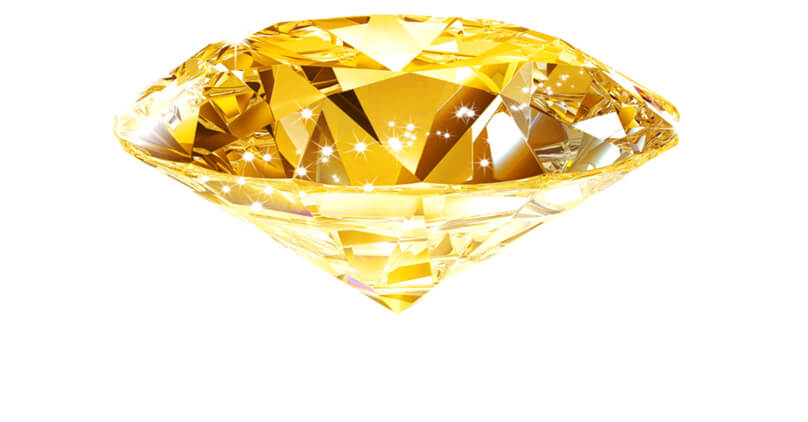 Đá Kim cương vàng