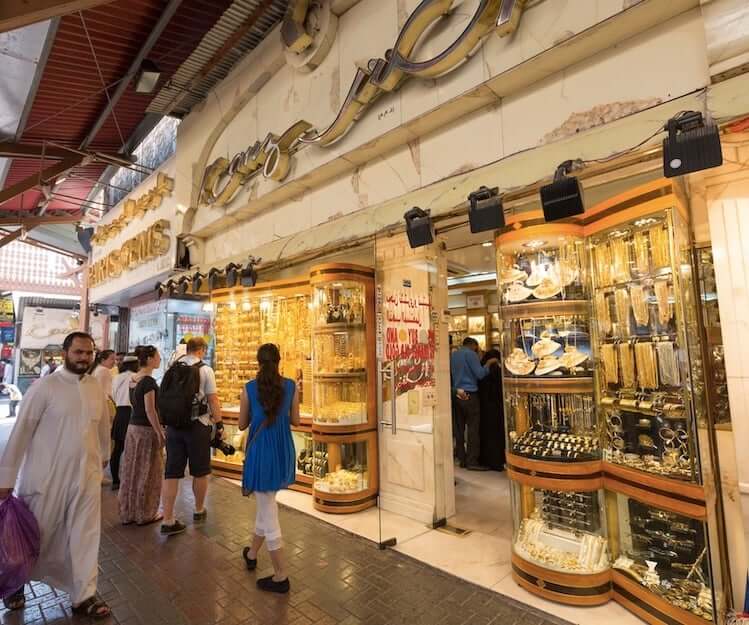Vị trí và quy mô chợ Gold Souk