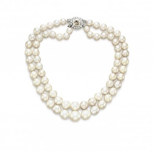 Vòng ngọc trai hai sợi Pierre Cartier